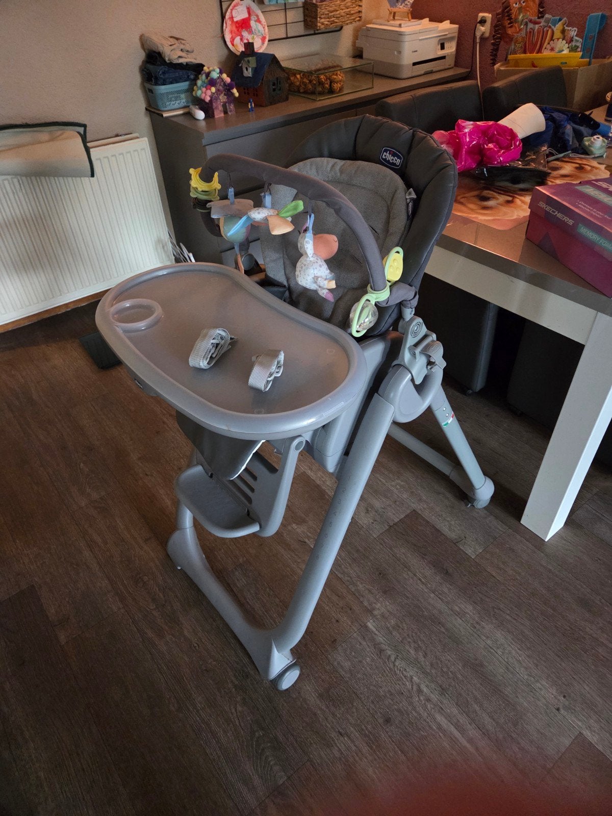 Chicco Polly Magic Relax meegroeistoel, Ophalen, Gebruikt, Meegroeistoel, Afneembaar eetblad
