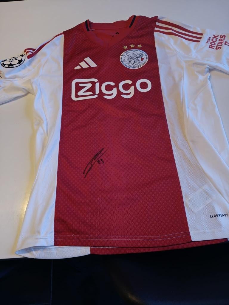 Officieel Shirt Ajax - Berghuis - Gesigneerd, Sport en Fitness, Voetbal, Maat M, Ophalen of Verzenden, Nieuw, Shirt