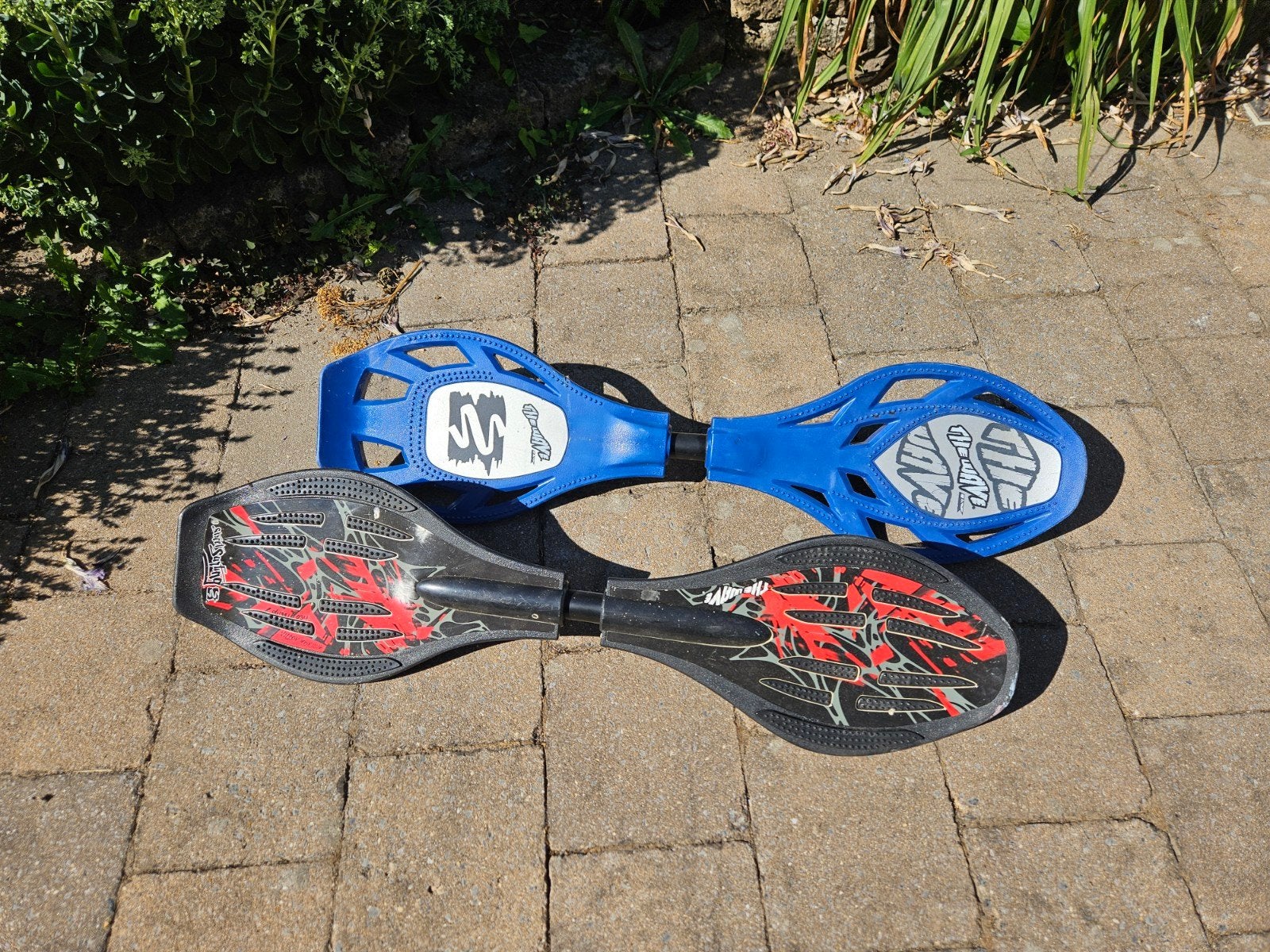 wave boards, stepjes, skate board, Sport en Fitness, Skateboarden, Ophalen, Gebruikt, Waveboard