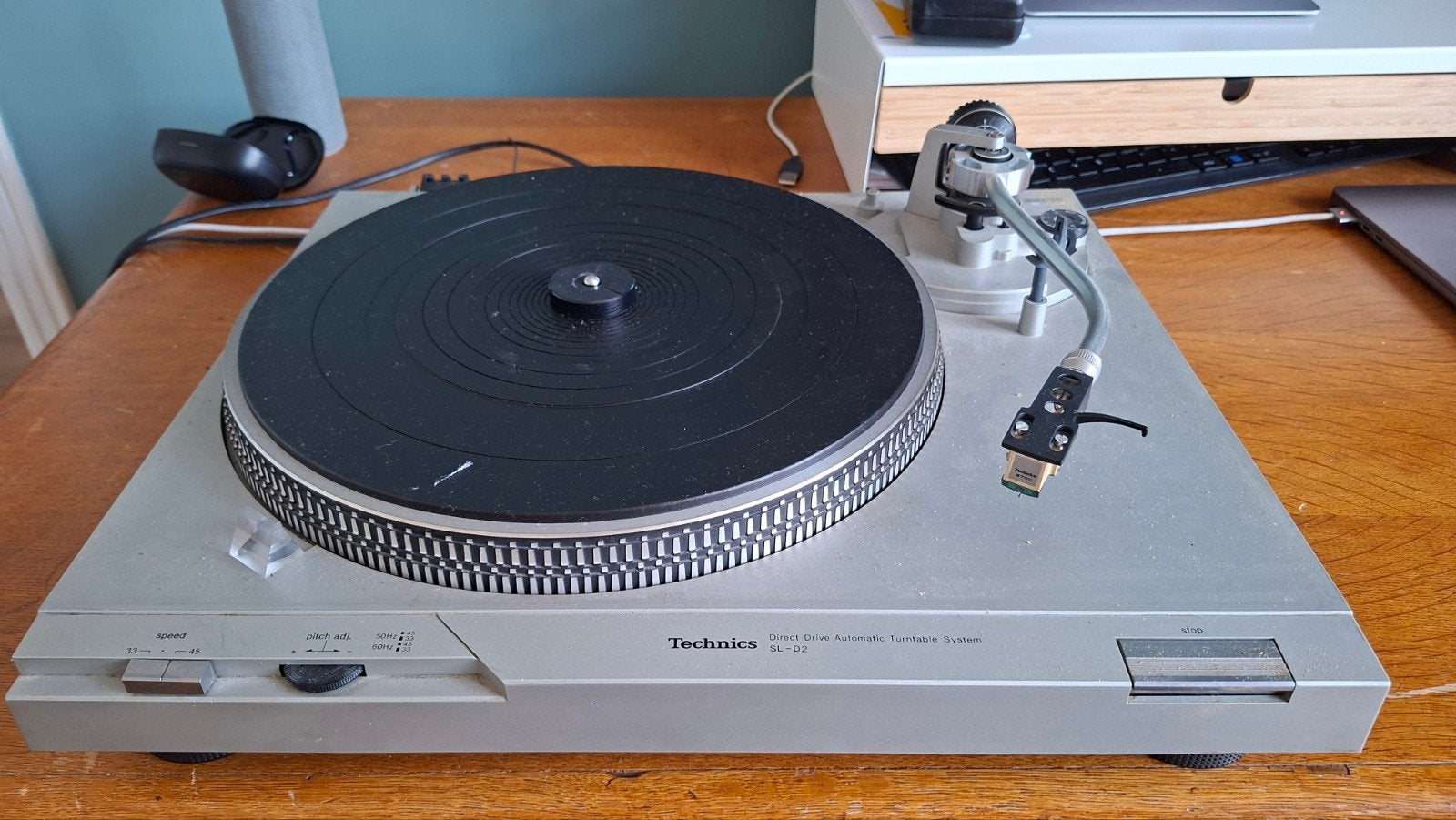 Technics SL-D2 Direct Drive Platenspeler (zonder stofkap), Gebruikt, Automatisch, Ophalen of Verzenden, Platenspeler