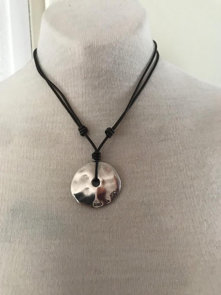 Uno de 50 ketting (63) zowel man als vrouw te dragen, Sieraden, Tassen en Uiterlijk, Kettingen, Overige materialen, Verstelbaar