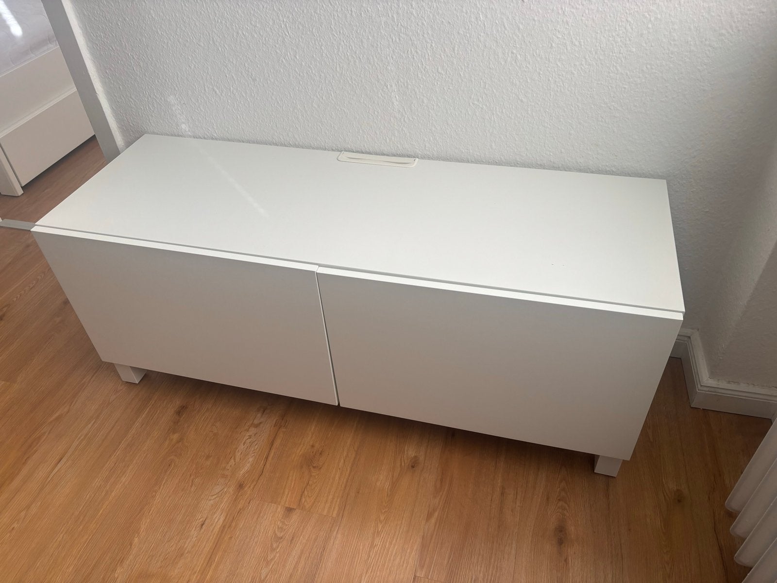 IKEA BESTÅ TV-meubel met deuren, Ophalen, Overige materialen, 100 tot 150 cm, Zo goed als nieuw