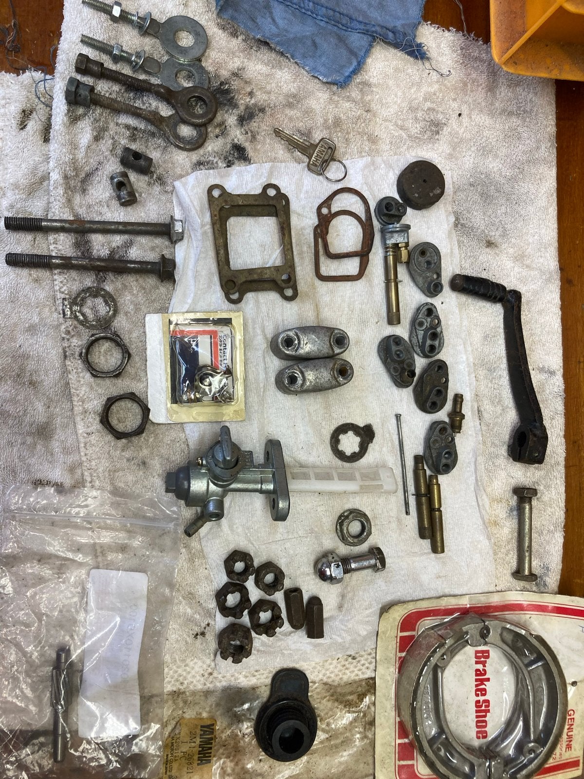 Yamaha FS1 DT RD Kleinmateriaal Onderdelen, Ophalen of Verzenden, Gebruikt, Overige typen, Yamaha