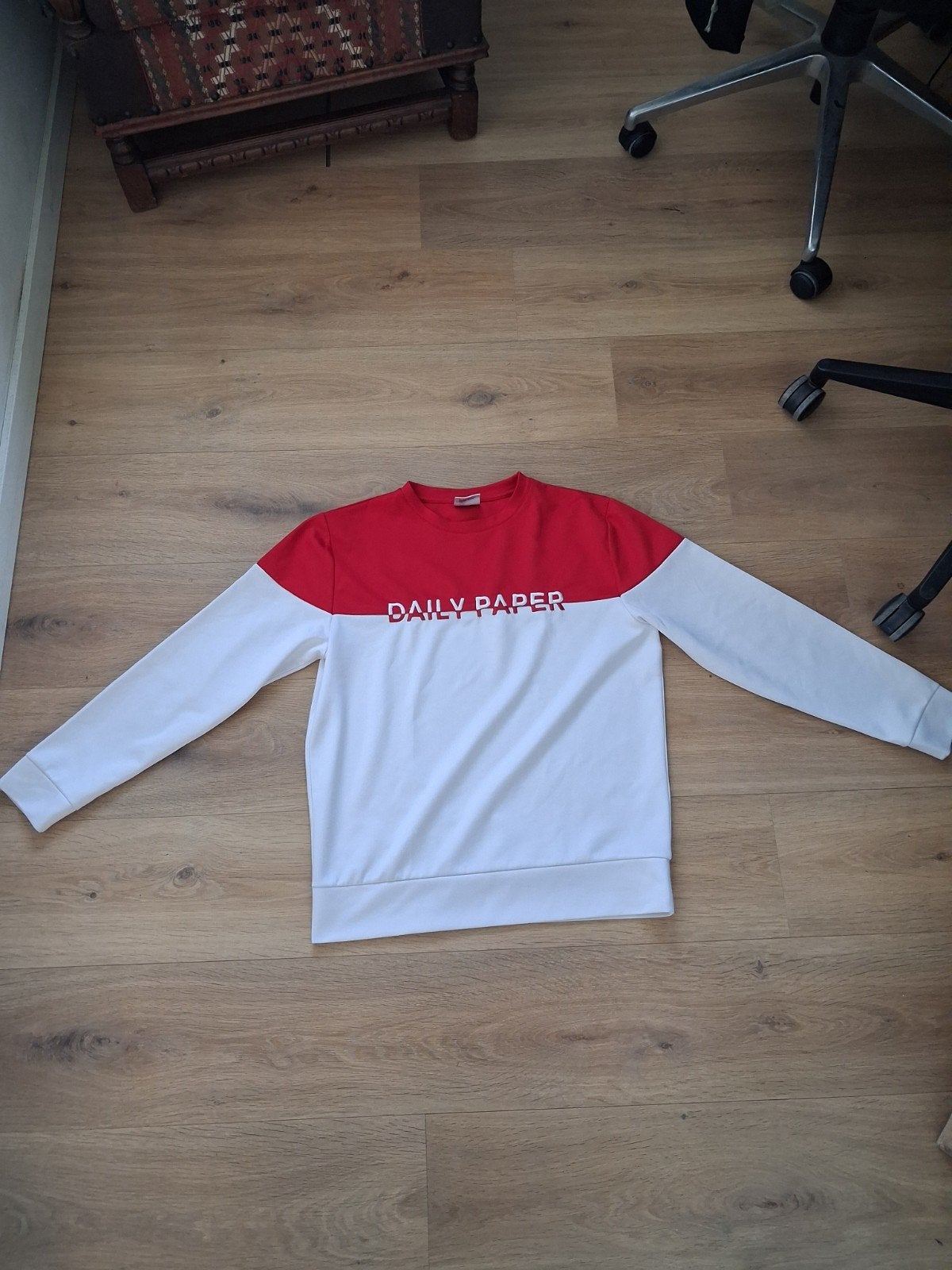 Daily Paper Shirt Rood/Wit Maat M - Goede Staat, Ophalen of Verzenden, Zo goed als nieuw, Daily Paper, Meerkleurig