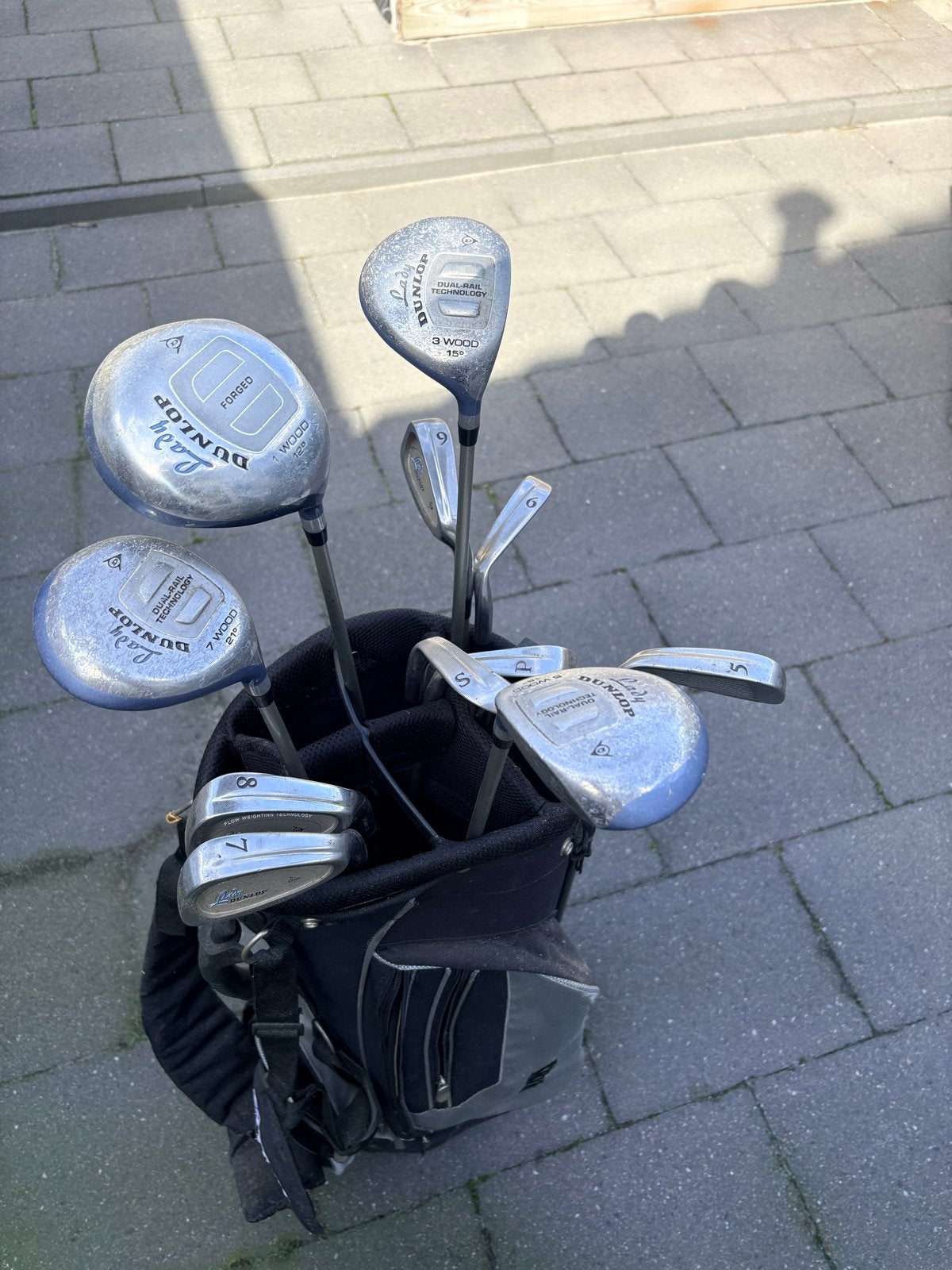Dunlop golfset met tas - Volwassen rechts geen putter