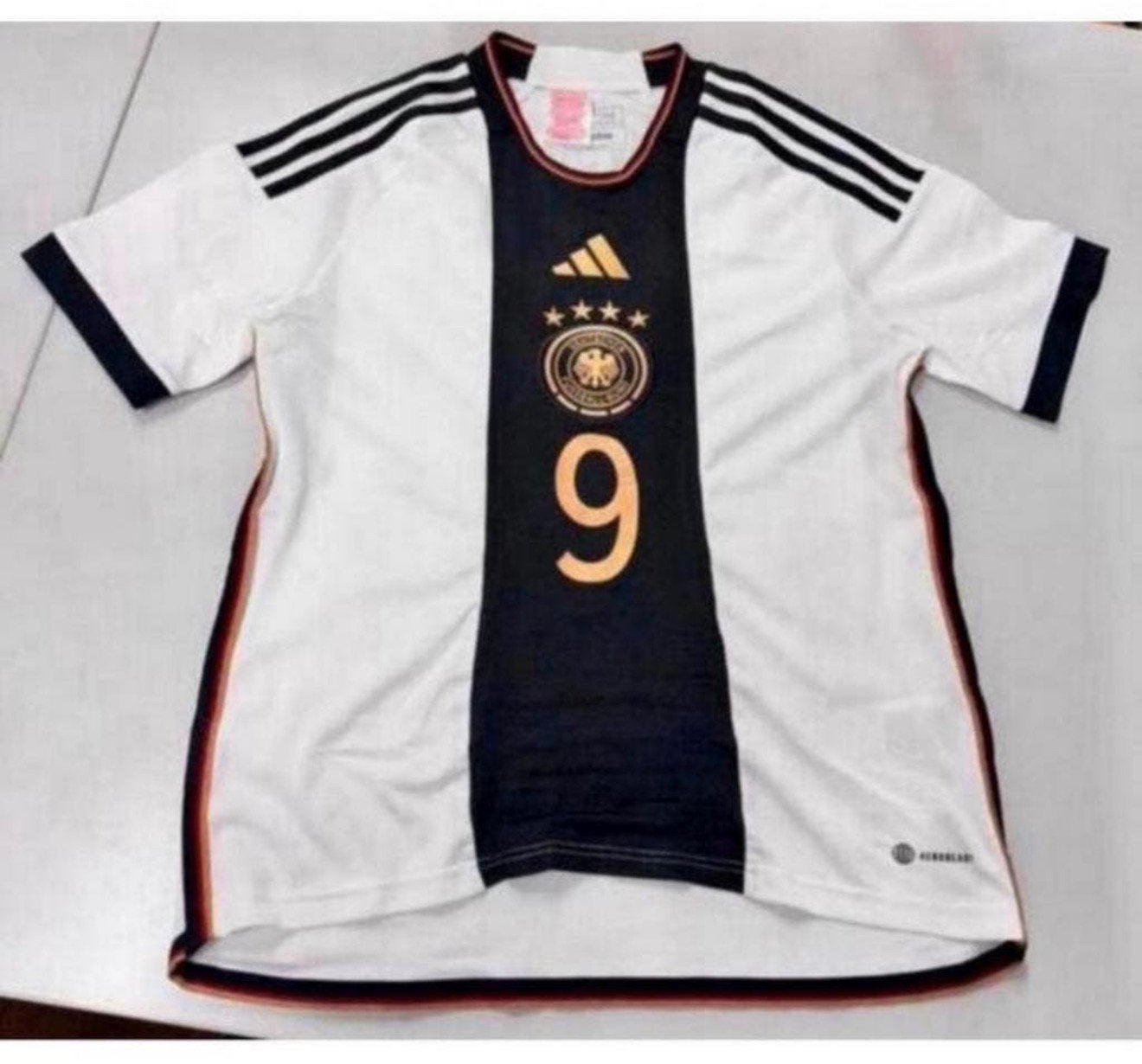 Duitsland 2022-2023 Germany thuis shirt Fullkrug 9 - 164, Sport en Fitness, Voetbal, Shirt, Ophalen of Verzenden, Zo goed als nieuw