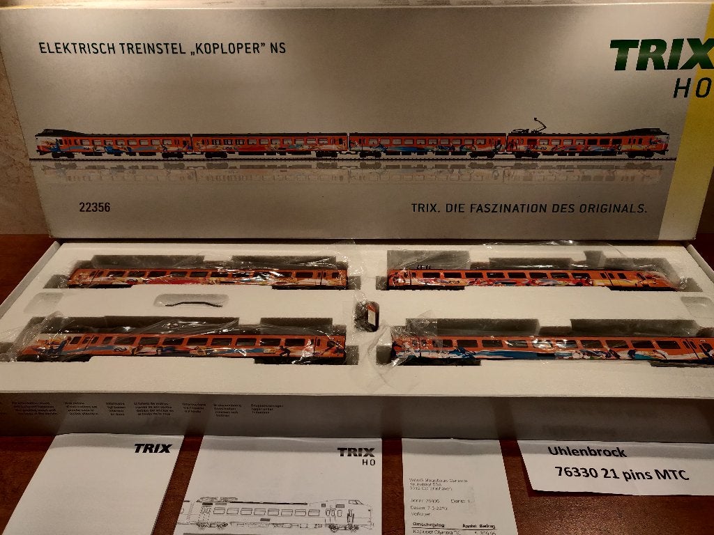 ** AFGEPRIJST ** KOPLOPER * DIGITAAL * TRIX 22356 * NIEUW **, Treinset, Gelijkstroom, Trix, Nieuw
