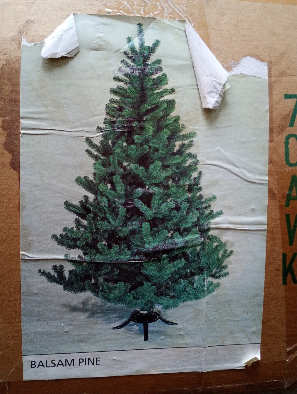 kunst kerstboom 210 cm hoog, Diversen, Kerst, Ophalen, Gebruikt