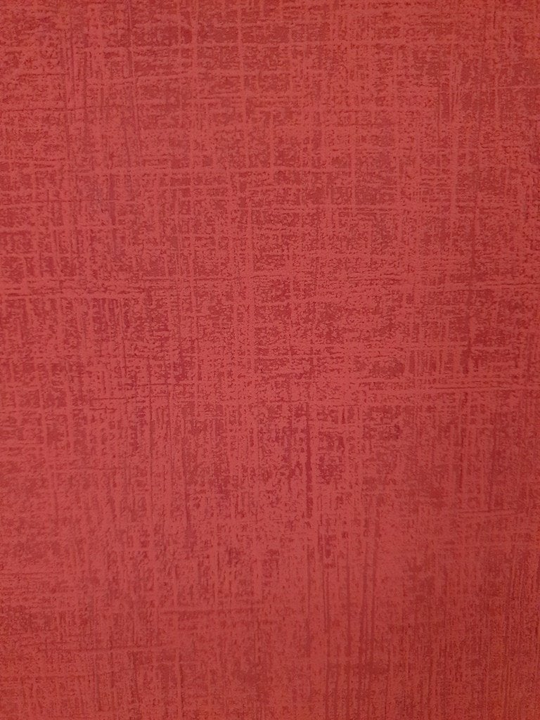 5587 Modern steenrood vliesbehang met grafisch motief swiet, Ophalen of Verzenden