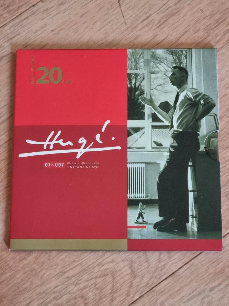 20 euro 2007 hergé kuifje blister, Postzegels en Munten, Ophalen of Verzenden, Zilver, Zilver