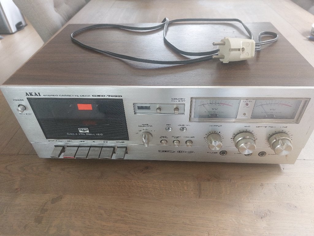 Akai Cassette deck GXC-709D, Ophalen, Enkel, Akai, Tape counter