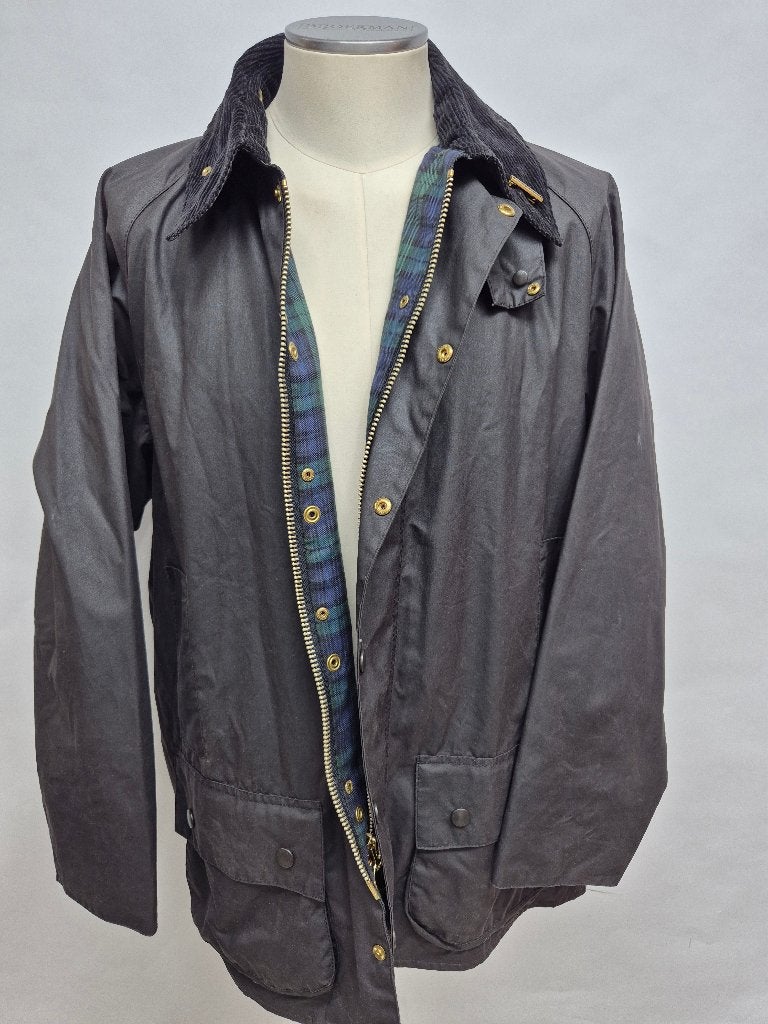 Barbour 'Beaufort' wax jas, maat C48-122cm Nieuw! XXL, Barbour, Zwart, Nieuw, Overige maten