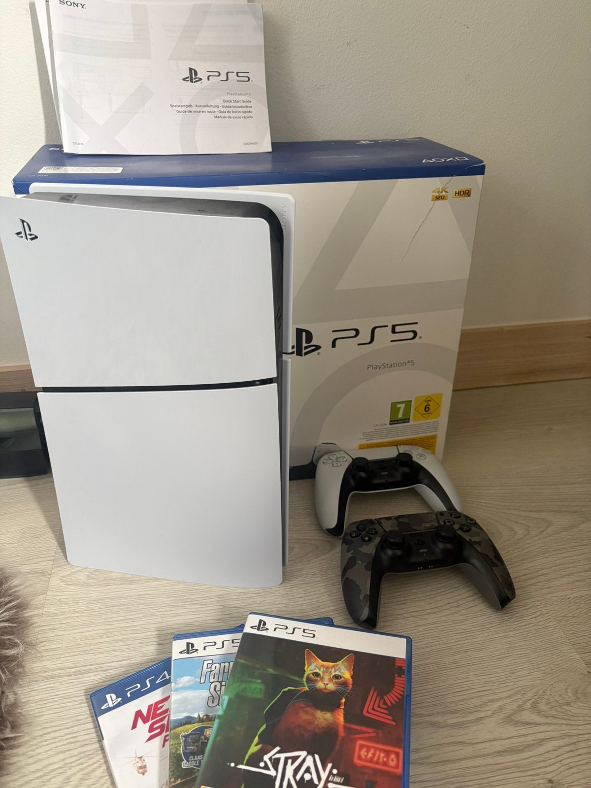 Ps 5 slim disc editie, Ophalen, Zo goed als nieuw