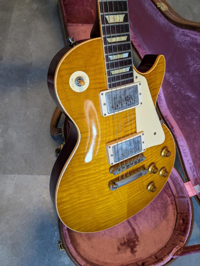 2019 Gibson Les Paul Historic 1958 reissue CME spec, Ophalen of Verzenden, Gebruikt, Solid body, Gibson