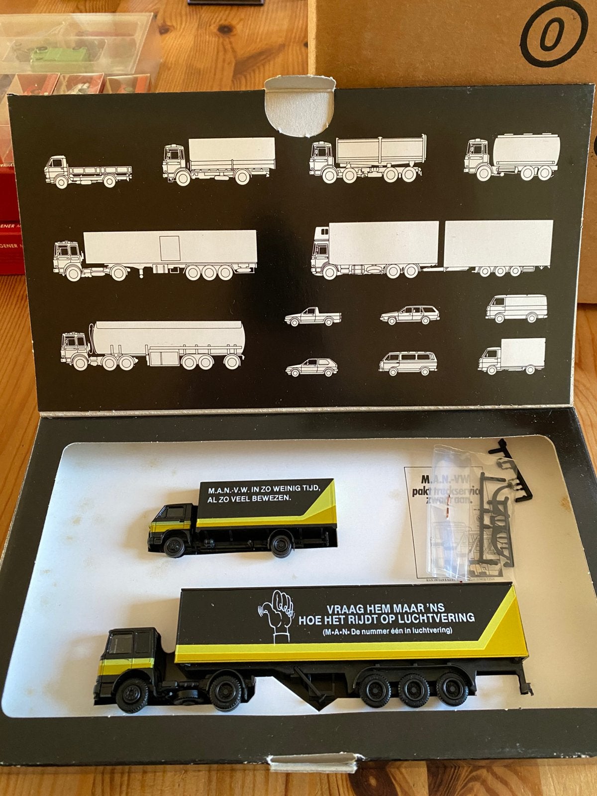 Herpa M.A.N. Setje vrachtautoos luchtvering., Ophalen of Verzenden, Bus of Vrachtwagen