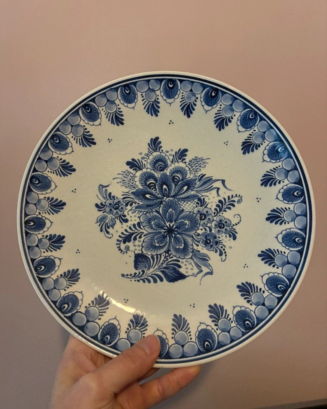 Delfstblauw bord, Antiek en Kunst, Ophalen of Verzenden