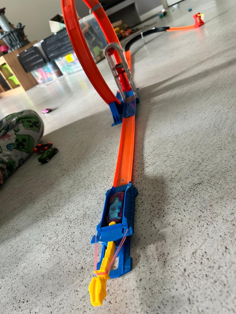 Hot wheels baan met looping, Ophalen of Verzenden, Zo goed als nieuw, Hot Wheels, Met looping