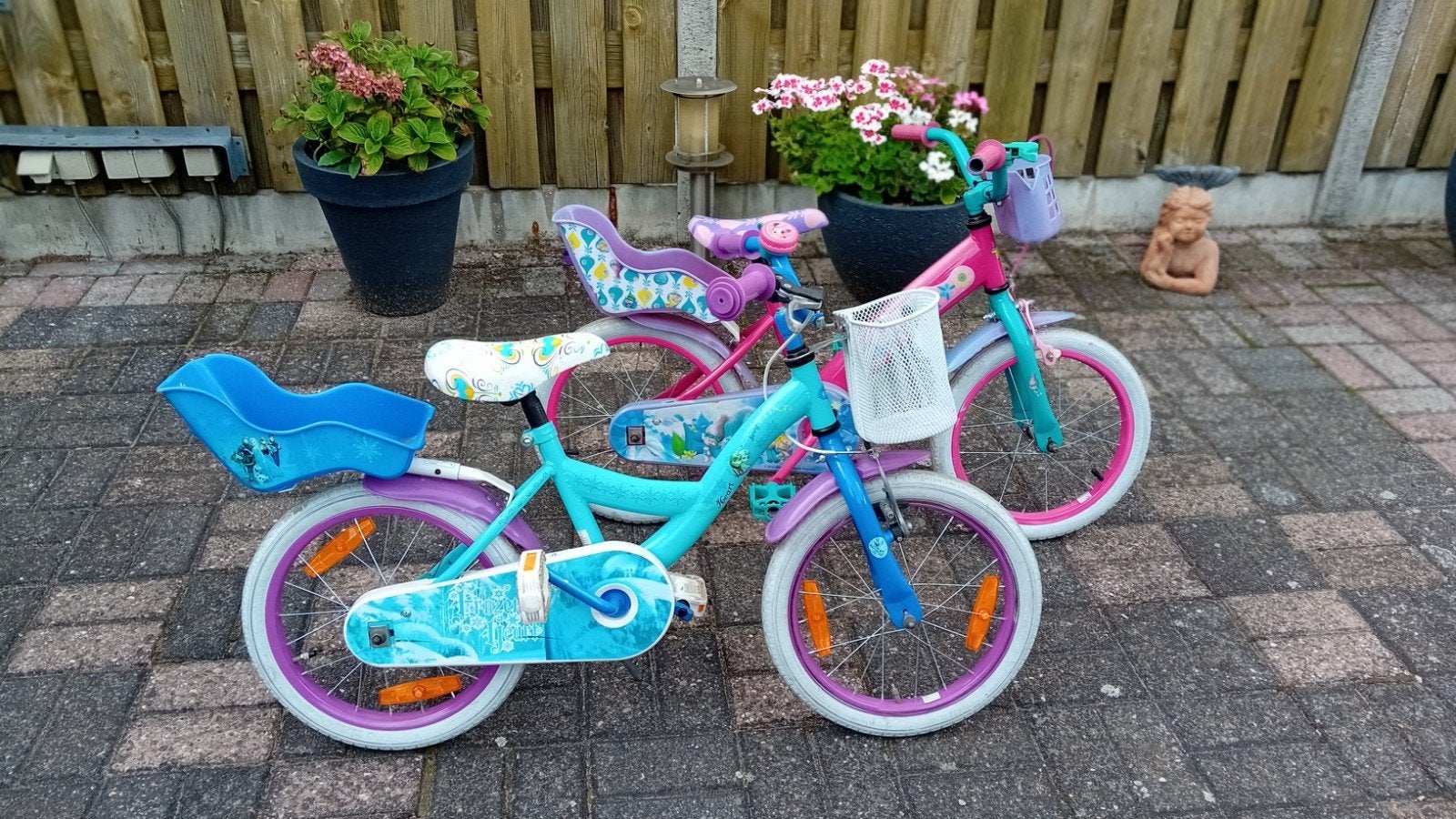 meisjesfietsje 16 inch, Ophalen, Gebruikt, 16 tot 20 inch