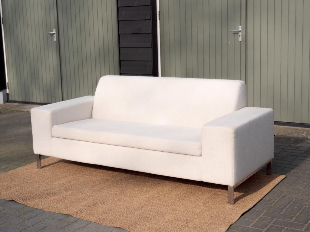 Gelderland 7610 | 2,5-zits Design bank crème Jan des Bouvrie, Tweepersoons, 75 tot 100 cm, Ophalen of Verzenden, Zo goed als nieuw