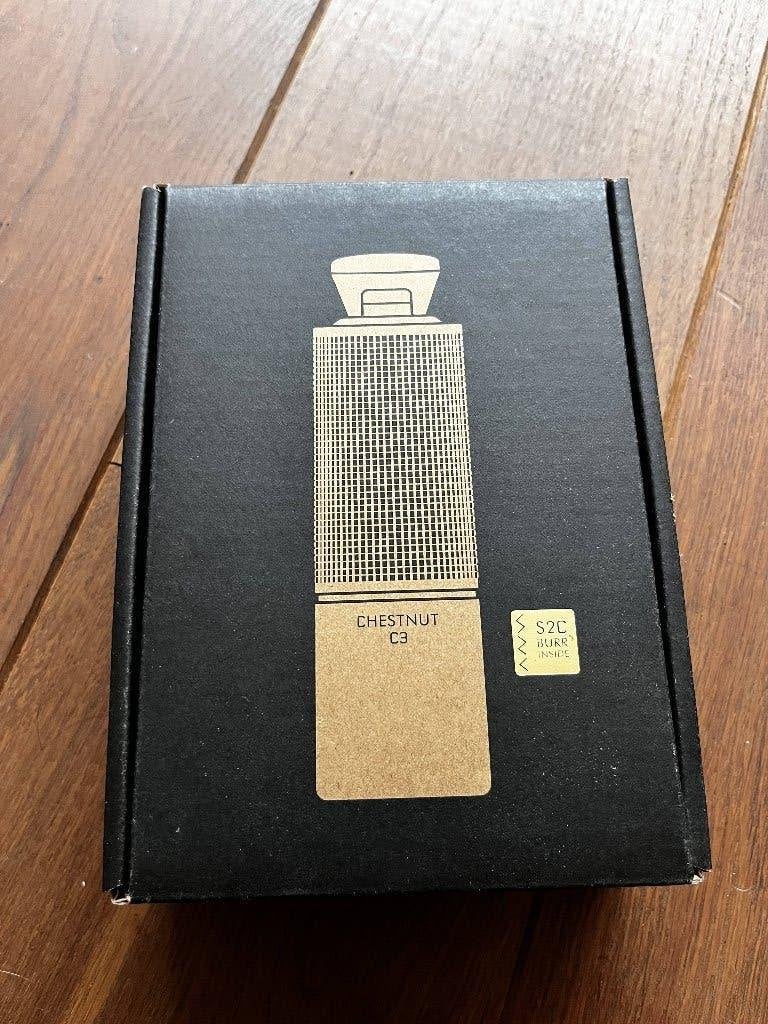 Timemore Chestnut C3S Pro Coffee Grinder (wit) - als nieuw, Ophalen of Verzenden, Zo goed als nieuw, Overige merken, Koffiemolen