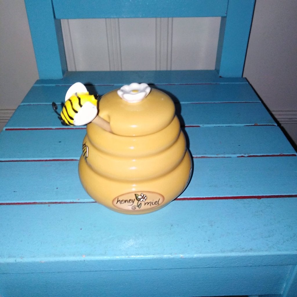Joie Mini Honey Pot & Dipper in de vorm van een bijenkorf, Ophalen, Gebruikt, Overige typen, Overige stijlen