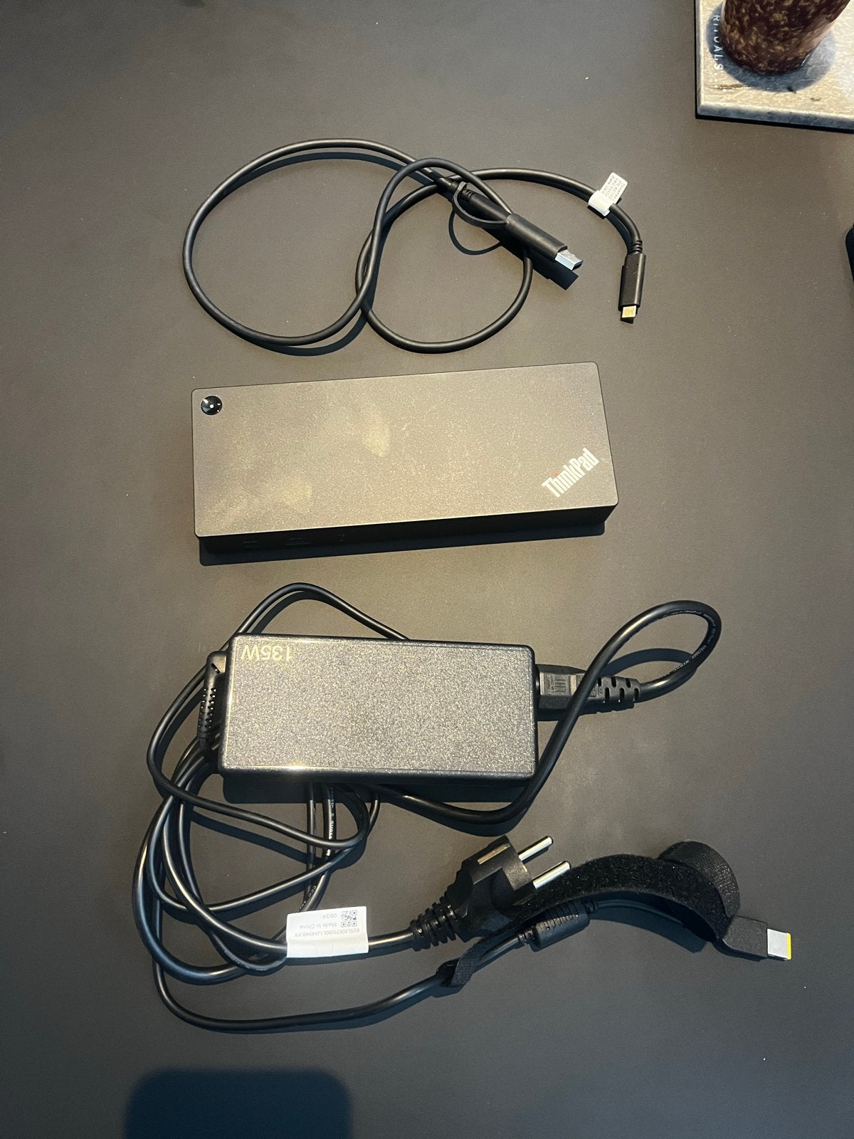 Lenovo ThinkPad Hybride USB-C/USB-A Docking Station, Ophalen of Verzenden, Zo goed als nieuw, Docking station, Laptop