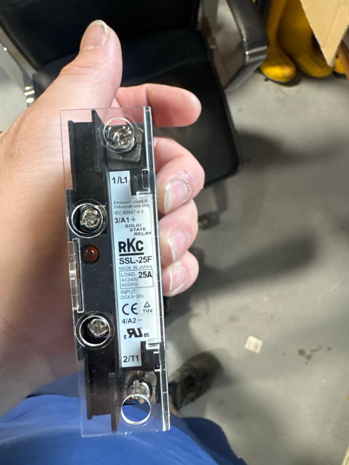 RKC SSL-25F Solid State Relais 25A 1 Kanaal, Ophalen of Verzenden, Nieuw, Overige merken, Relais