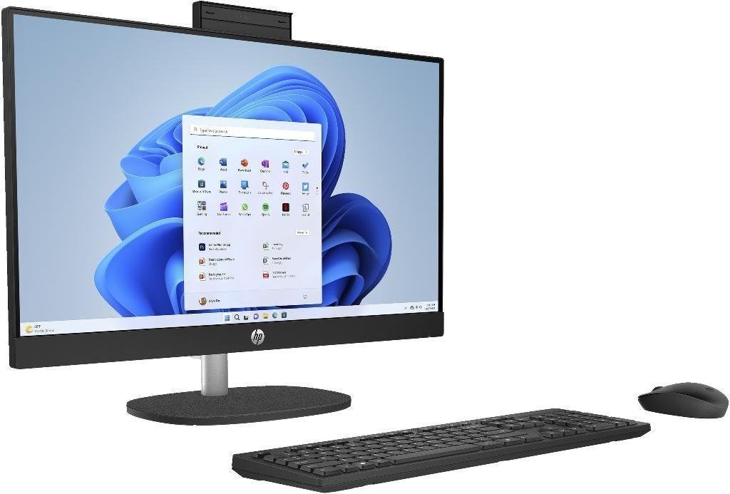 HP All in One 23.8-inch Desktop PC 24-cr0050nd Gloednieuw, HP Nederland B.V., HP, 8 GB, Nieuw