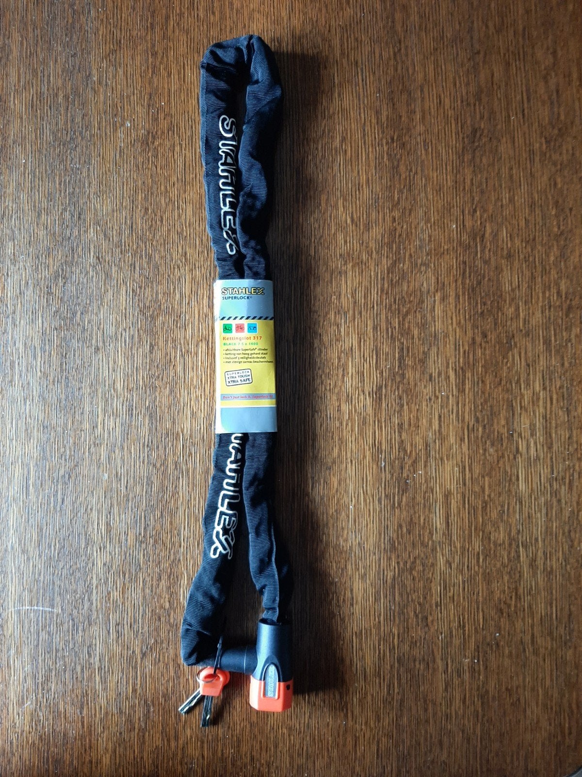 Stahlex Superlock Kettingslot 317 Zwart 7.5 x 1400, Ophalen, Nieuw
