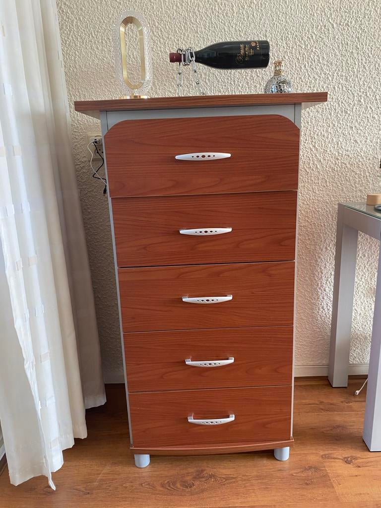 Ladenkast met 5 lades, Gebruikt, 5 laden of meer, 100 tot 150 cm, 25 tot 50 cm