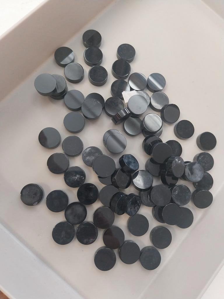 Partij van onyx schijven, Sieraden, Tassen en Uiterlijk, Edelstenen, Ophalen of Verzenden, Nieuw