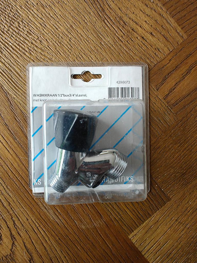 Nieuw in verpakking: Wasmachinekraan met beluchter, Ophalen of Verzenden, Nieuw