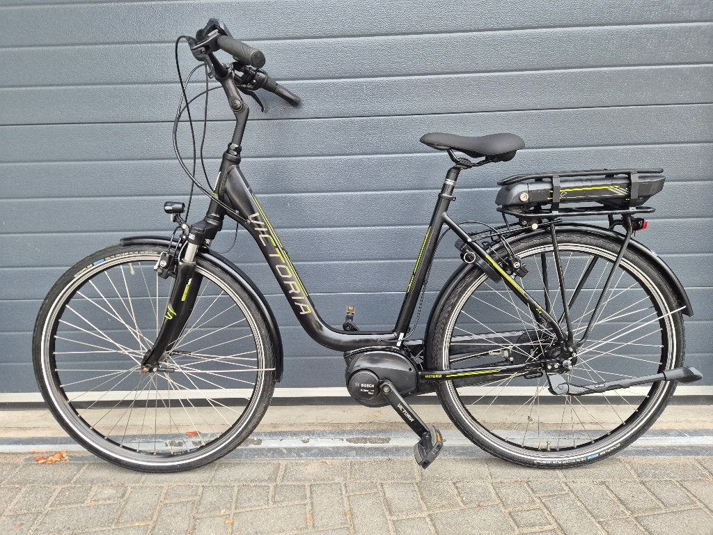 victoria ell fiets bosch middenmotor, Fietsen en Brommers, Elektrische fietsen, Ophalen, Zo goed als nieuw, 50 km per accu of meer