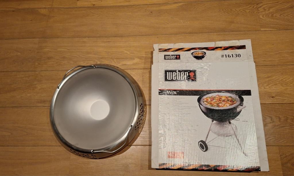 Weber Wok voor barbecue - Nieuw in doos, Ophalen of Verzenden, Nieuw, Weber