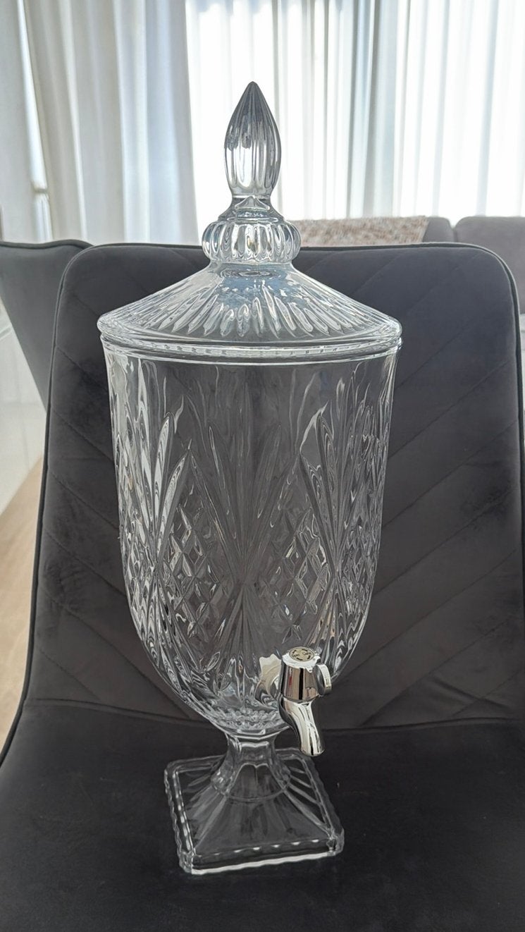 Glass drink dispenser, Ophalen, Zo goed als nieuw