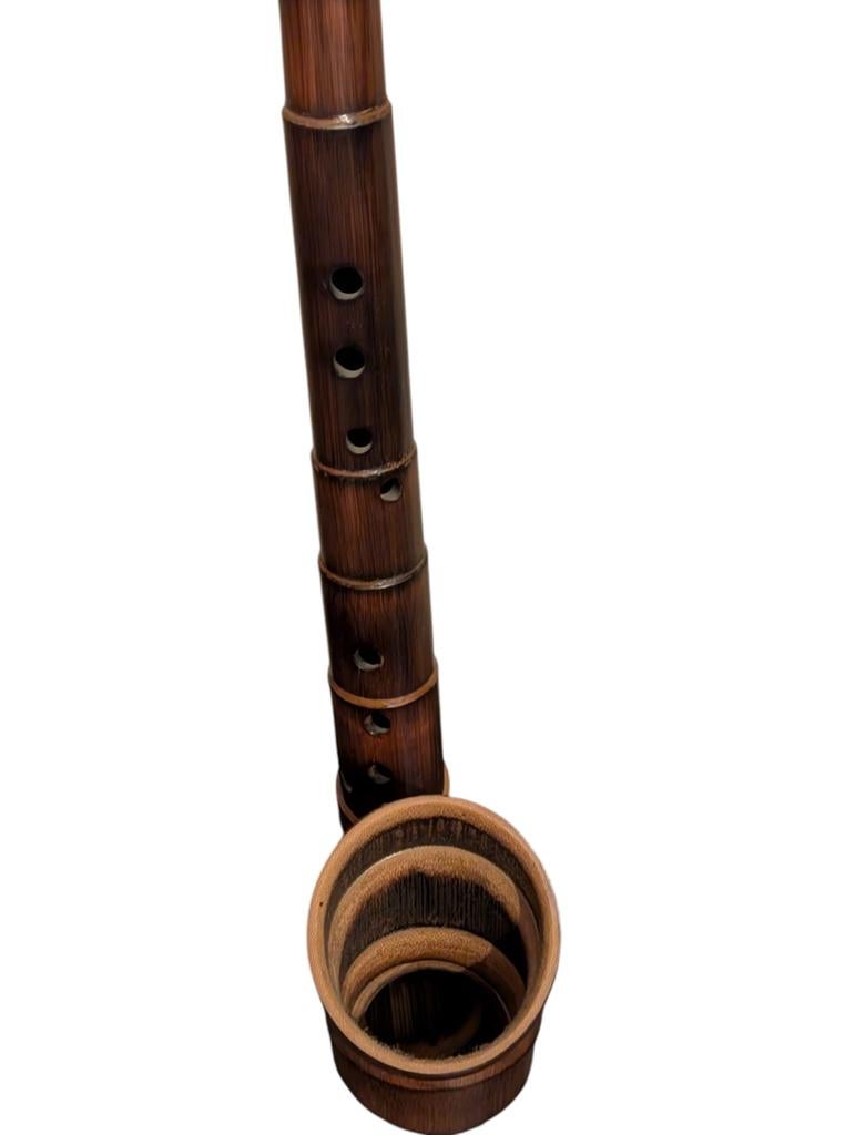 Ambachtelijke Bamboe Saxofoon / Saxofluit, Muziek en Instrumenten, Zo goed als nieuw, H het, Fddgguu, Azië