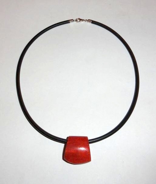Ketting Bloedkoraal 925 slotje, Sieraden, Tassen en Uiterlijk, Kettingen, Ophalen of Verzenden, Nieuw, Rood, Zilver