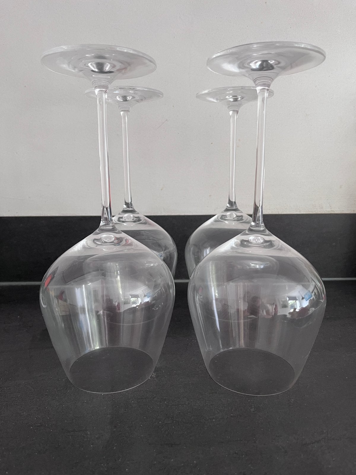 4 grote wijnglazen 700ml Schott Zwiesel, Verzamelen, Ophalen, Zo goed als nieuw, Overige typen