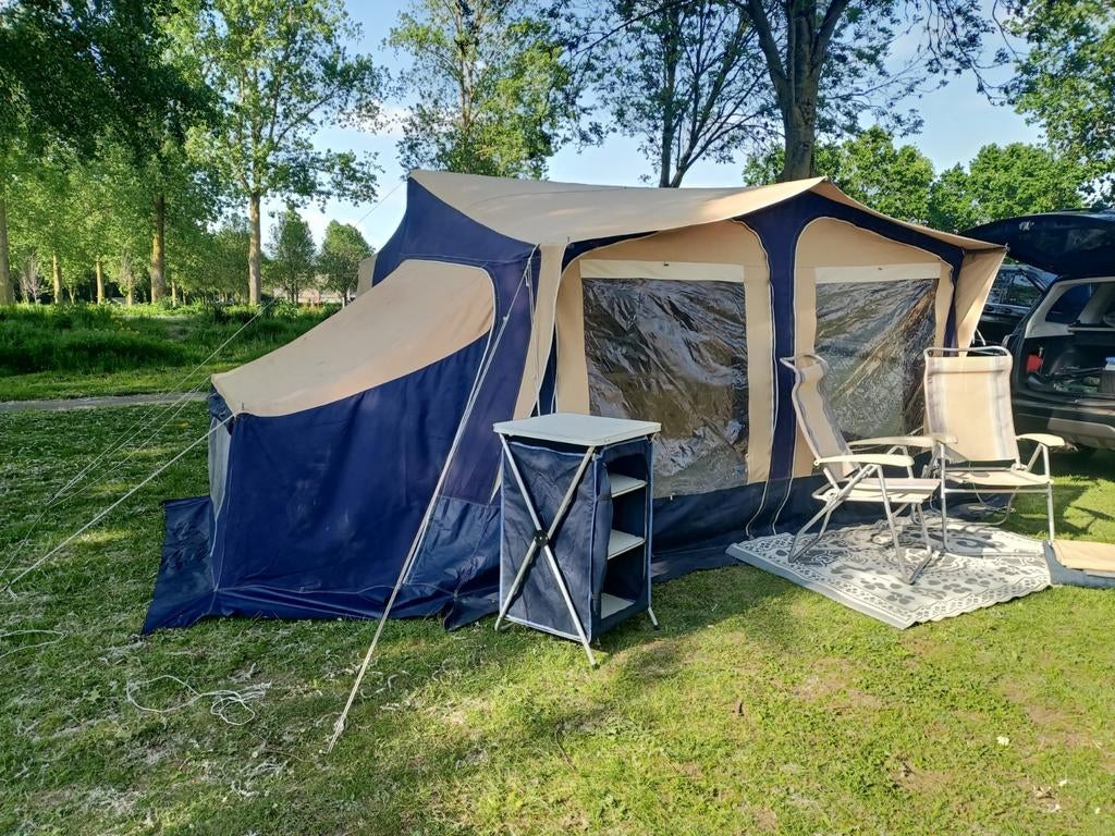 Zeer complete vouwwagen Trigano Odyssee GL, Ophalen