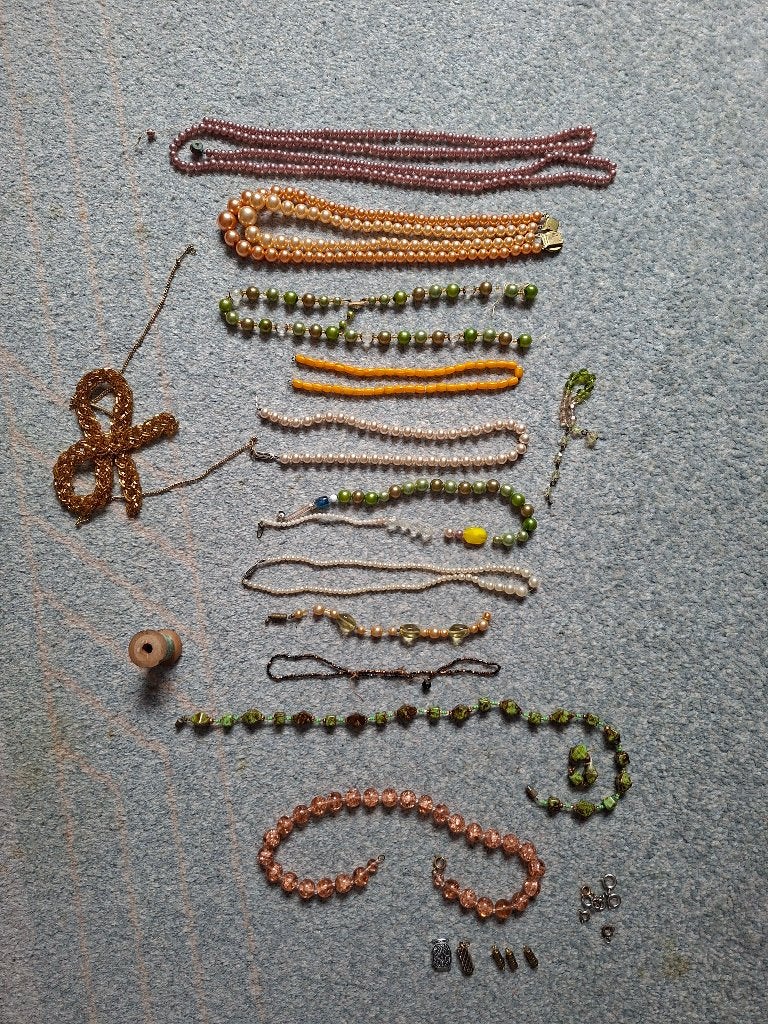 Kralen(ketting), Hobby en Vrije tijd, Ophalen of Verzenden, Gebruikt