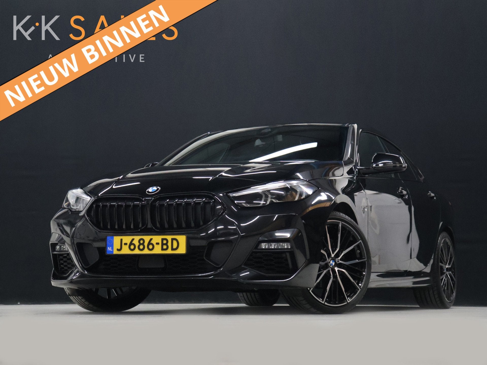 BMW 2 Serie Gran Coupé 218i High Executive Edition M Sport, Auto's, BMW, Dealer onderhouden, Gebruikt, 1350 kg, Zwart
