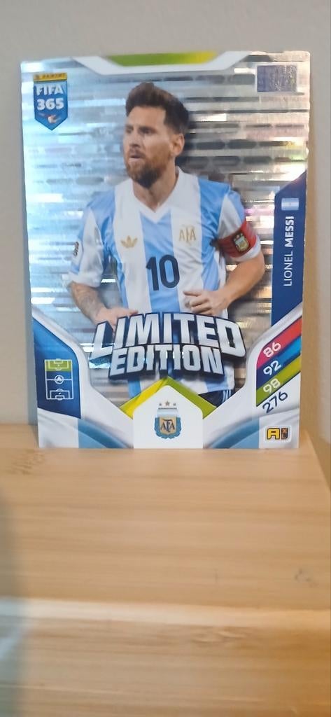 Lionel Messi XL Card Te Koop!, Ophalen of Verzenden, Buitenlandse clubs