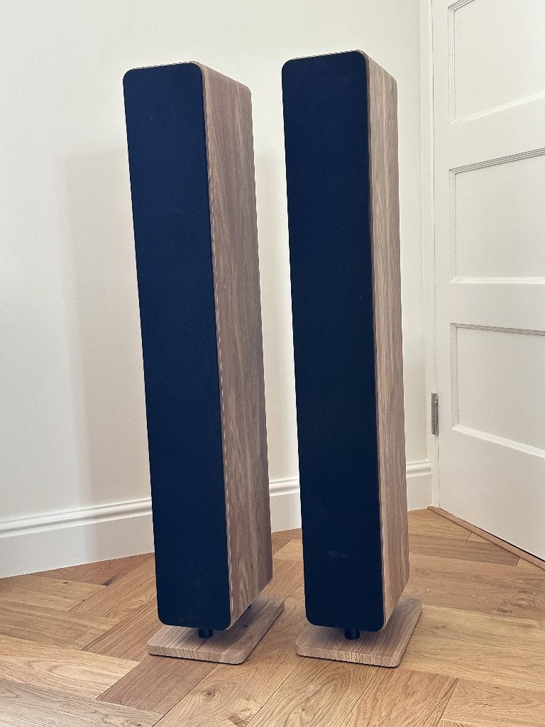 2 x Audizio ARCO floorstanding speakers - 320W - Wood look, Audio, Tv en Foto, Luidsprekers, Stereo speakers, Nieuw, Ophalen, 150 watt of meer