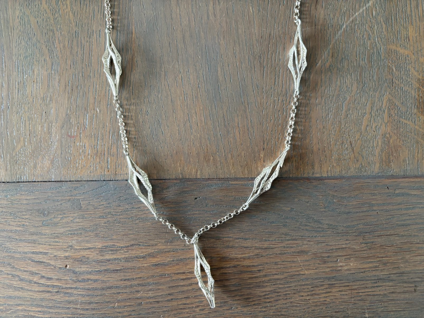 Design ZILVEREN KETTING 925 - WD014, Waddinxveen, Met hanger, Ophalen of Verzenden, Zo goed als nieuw