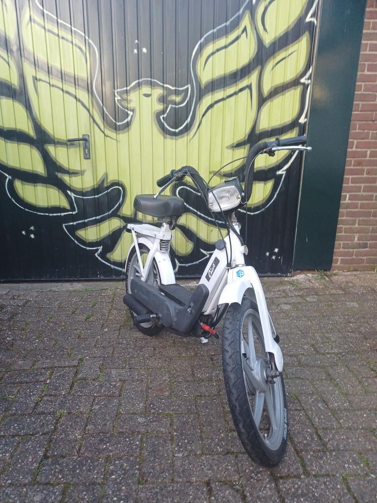 Vespa Ciao 50cc - Wit, Fietsen en Brommers, Brommers | Vespa, Ophalen of Verzenden, Gebruikt, Maximaal 45 km/u, Ciao