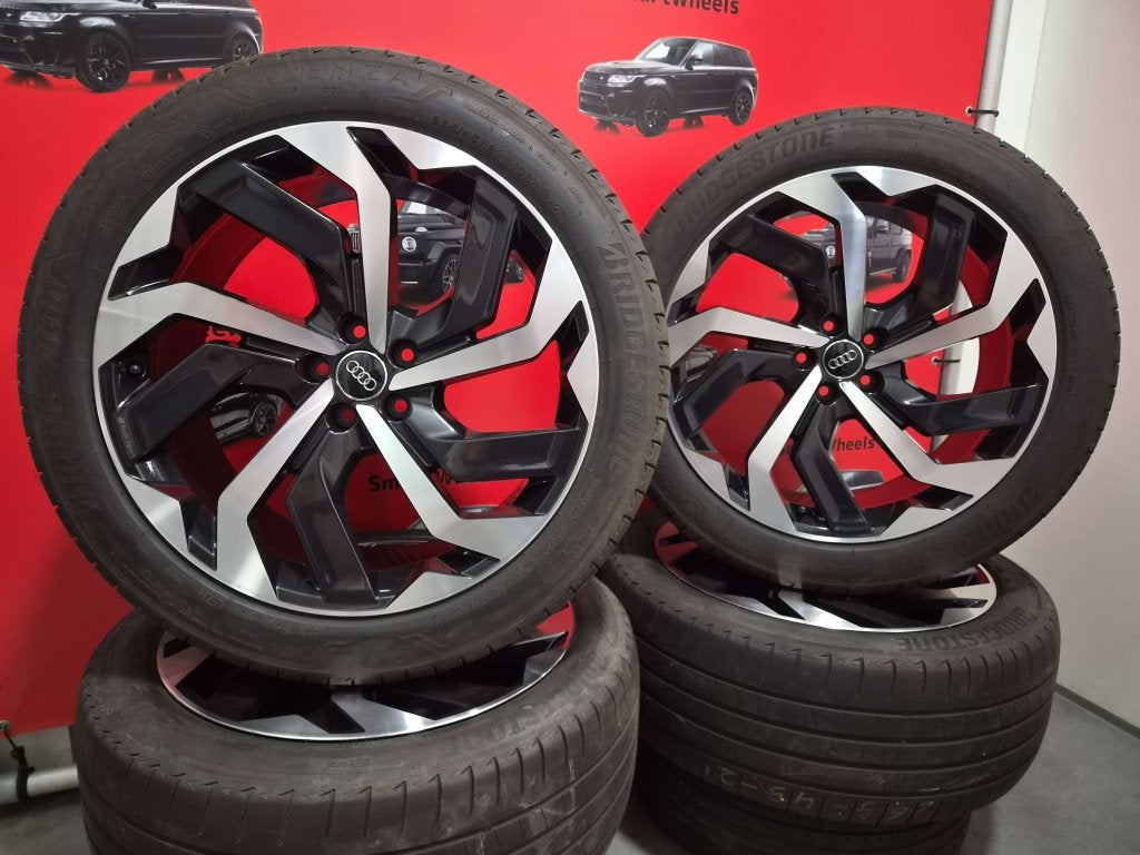 21 inch ORIGINEEL AUDI E-TRON Q7 Q8 VELGEN EN BANDEN, Niet ingevuld, 265 mm, Banden en Velgen, Niet ingevuld