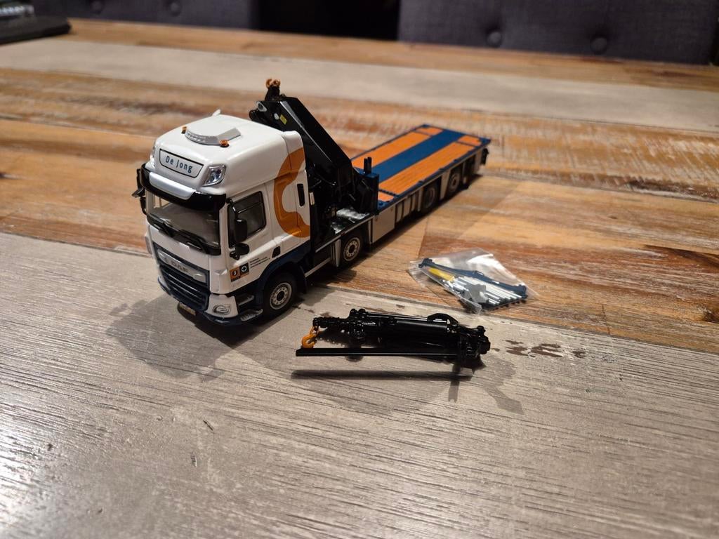 De Jong / Boerman groep Daf cf met Palfinger Wsi, Hobby en Vrije tijd, Modelauto's | 1:50, Ophalen of Verzenden, Nieuw, Bus of Vrachtwagen
