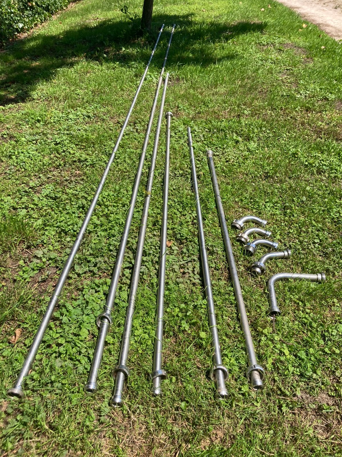 Melkleidingen, Ophalen, Minder dan 2 meter, 80 mm of meer, Overige typen