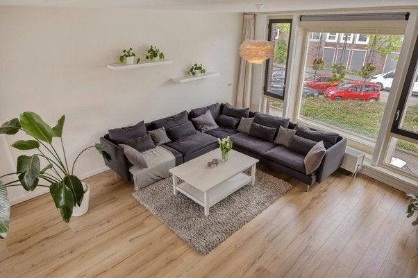 Bank IKEA SÖDERHAMN donkergrijs, Ophalen, 250 tot 300 cm, Gebruikt, 75 tot 100 cm