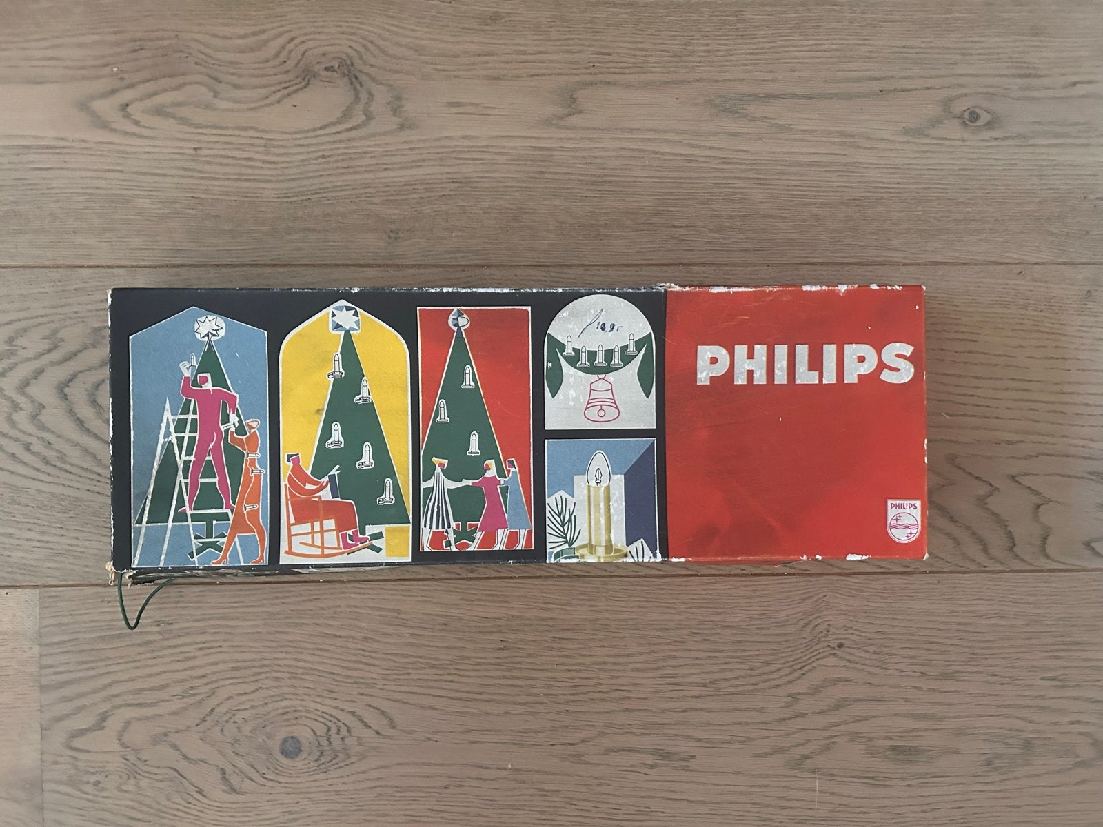Vintage kerstverlichting van Philips, Diversen, Kerst, Ophalen of Verzenden, Gebruikt